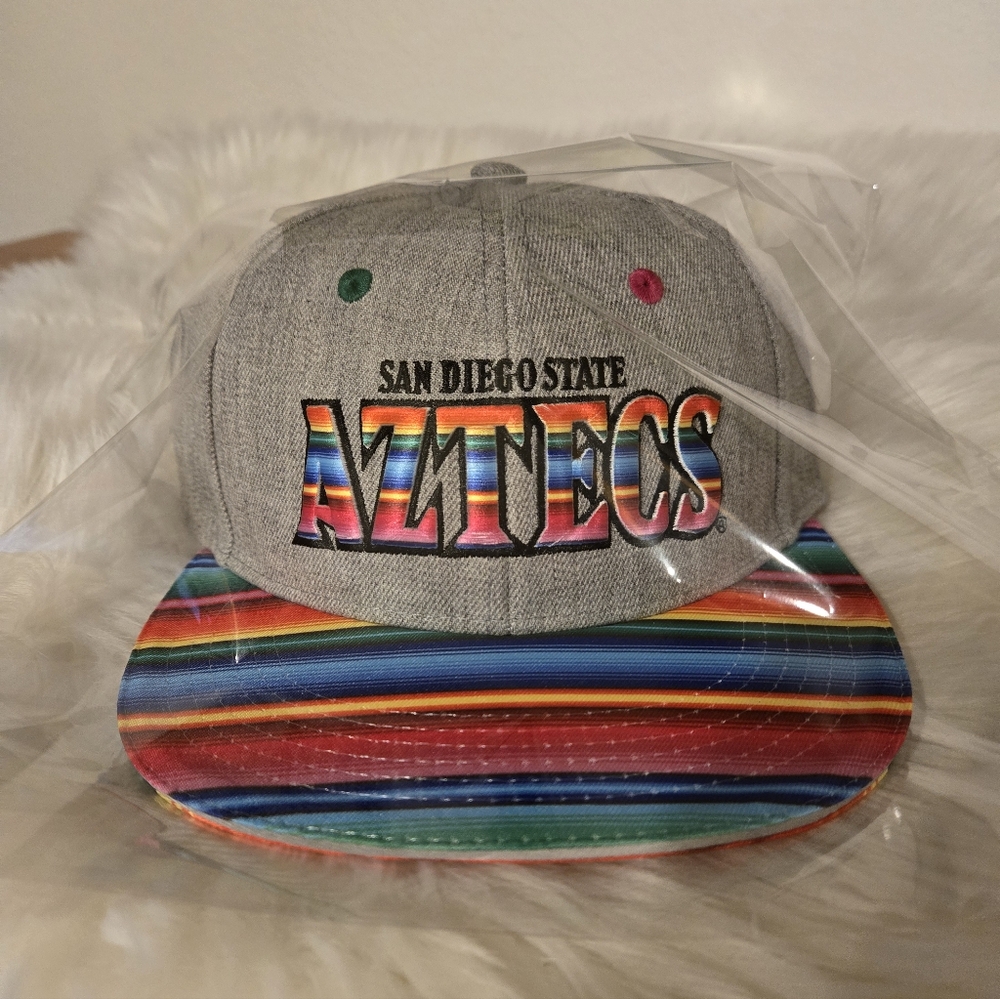 SDSU Aztecs HISPANIC HERITAGE TRIBUTE Cap with Colorful Brim/NEW